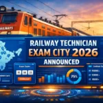 Railway Technician Exam City 2026
