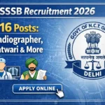 DSSSB Recruitment 2026