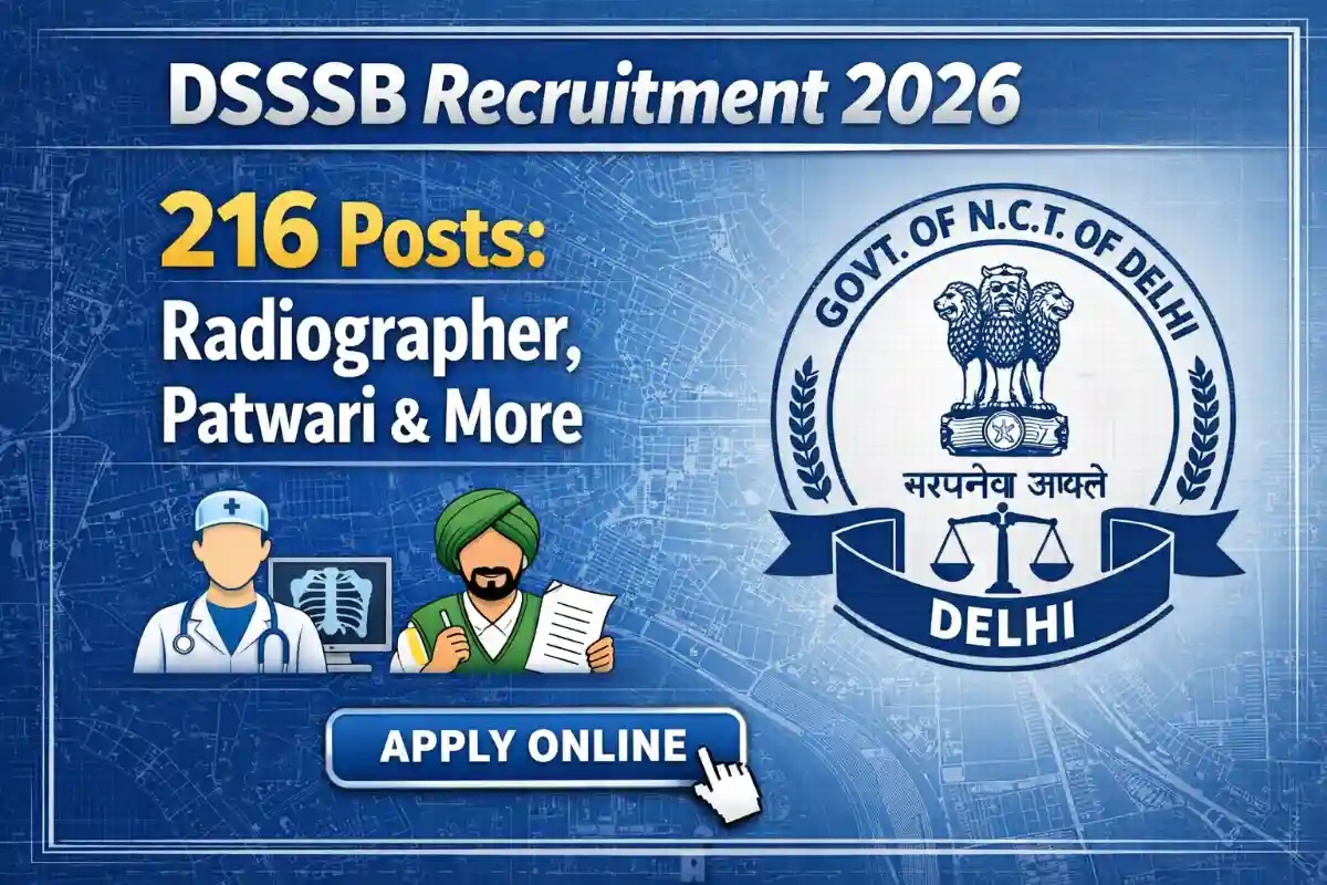 DSSSB Recruitment 2026