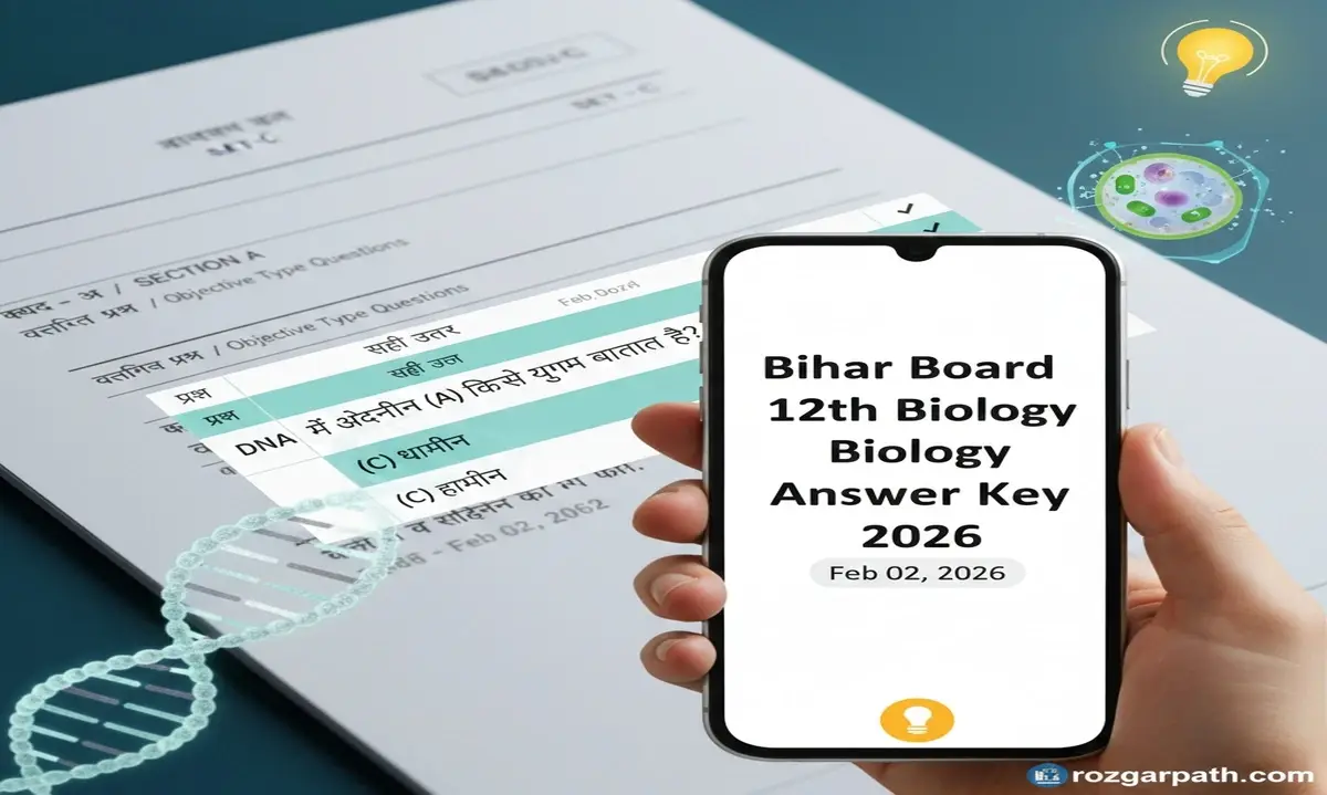 BSEB 12th Biology Objective Answer Key 2026