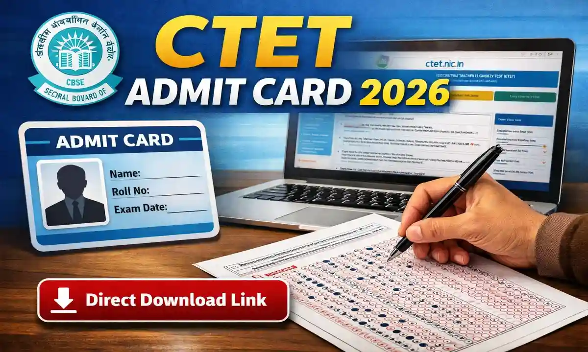 CTET Admit Card 2026