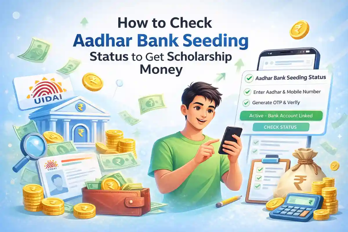 How to check Aadhar Bank Seeding status
