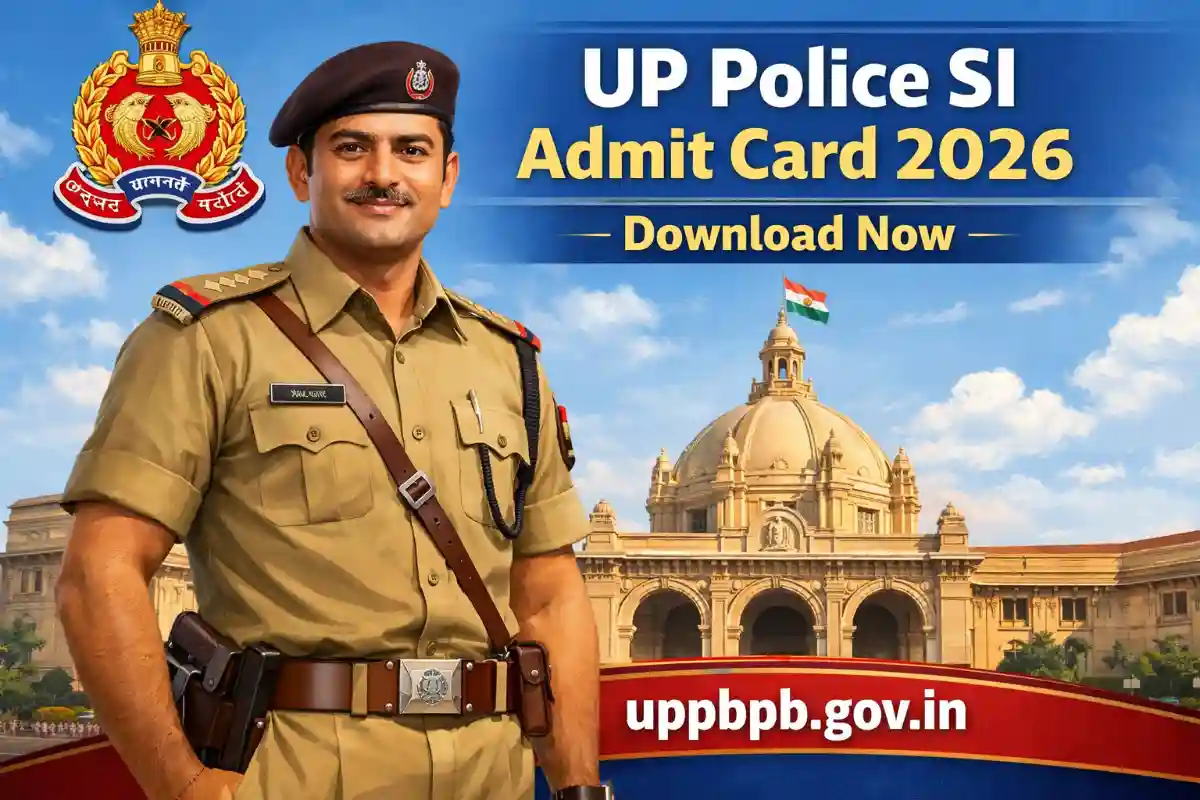 UP Police SI Admit Card 2026